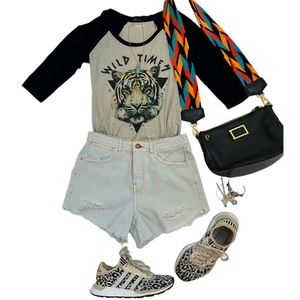 Zara TRF DENIM Jean Shorts. Size 2, in great condition.